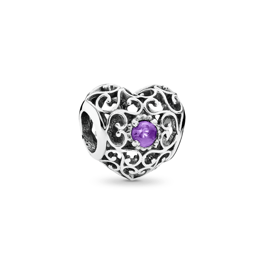 Charm Coração De Fevereiro