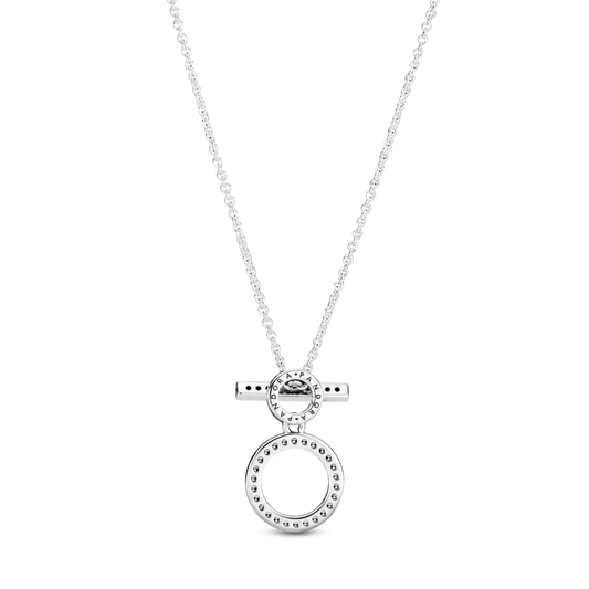 Colar Duplo Em Barra T Signature