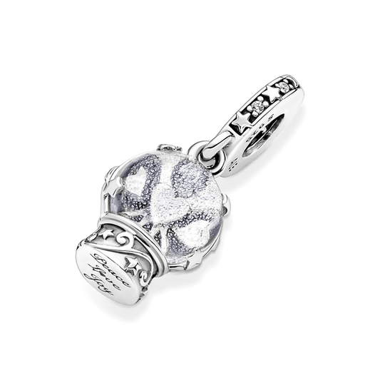 Charm Pendente Anjo do Globo de Neve