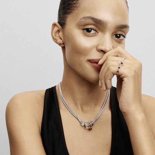 Brinco De Prata Disney Laco Da Branca De Neve