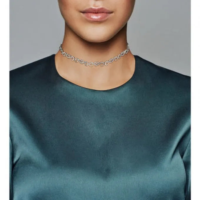 Colar Choker Coração Romântico