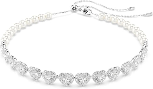 Colar Swarovski Ariana Grande Corações Cravejados