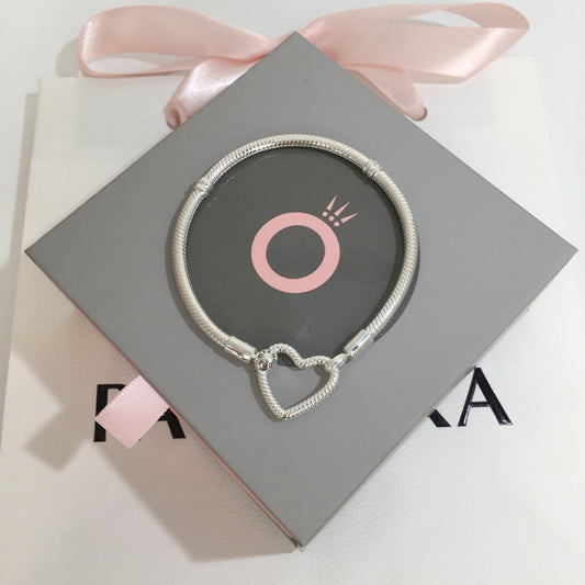 Pulseira Moments Com Fecho De Coracao