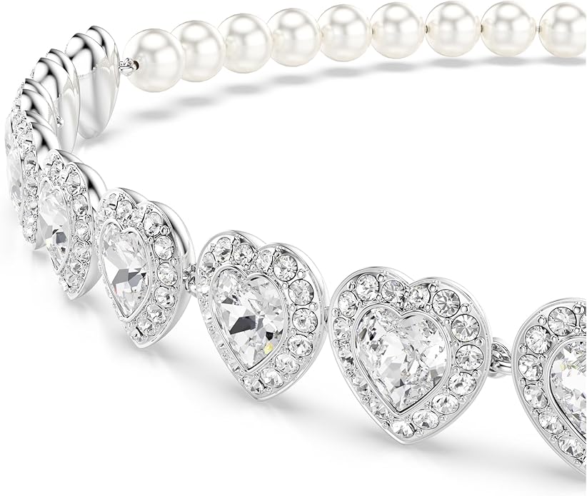 Colar Swarovski Ariana Grande Corações Cravejados