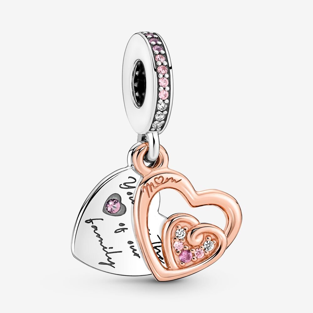 Charm Corações Infinitos Entrelaçados
