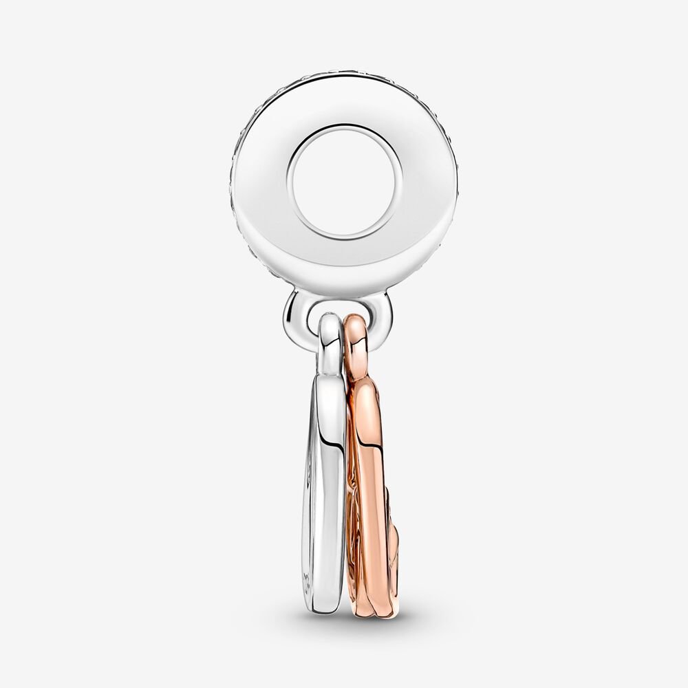 Charm Corações Infinitos Entrelaçados