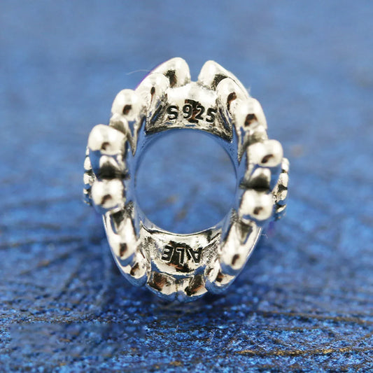 Charm Flor Margarida Roxa