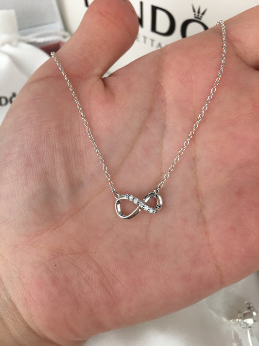 Colar Infinito Brilhante