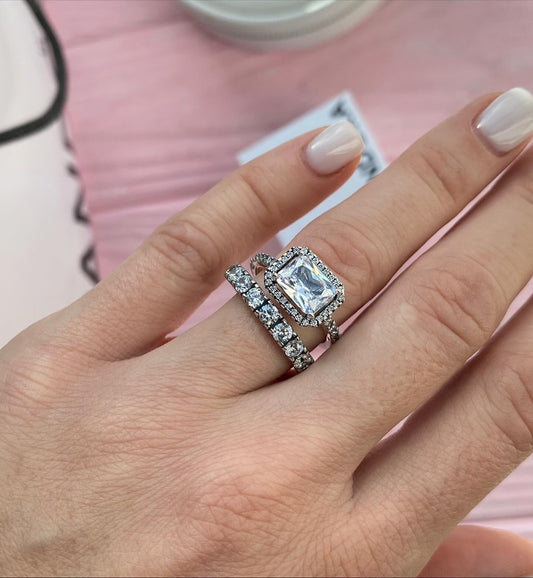 Anel Halo Retangular