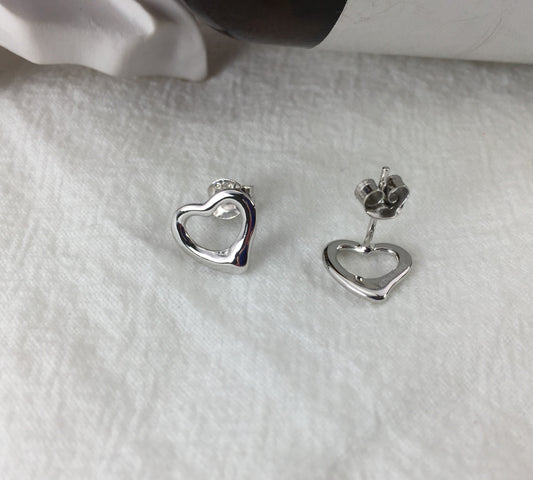 Brincos Coração Aberto
