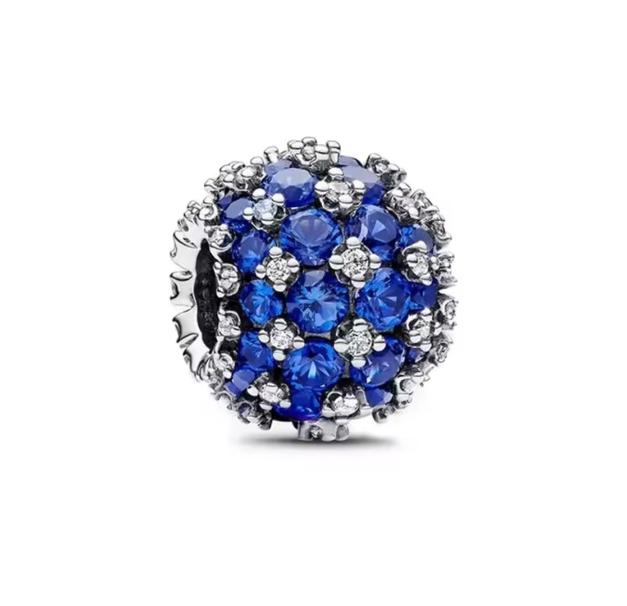 Charm Separador Cravejado Azul