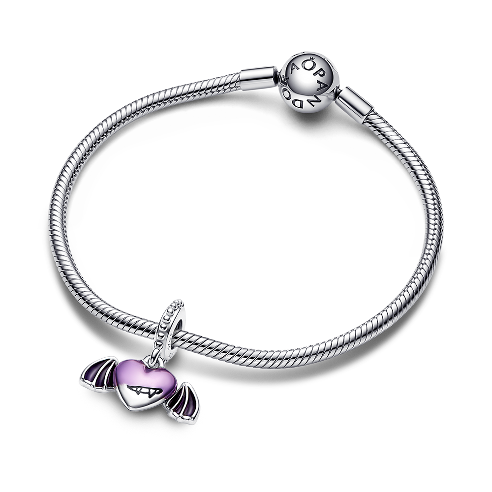Charm Coração Vampiro Alado