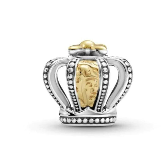 Charm Dois Tons Coroa Real