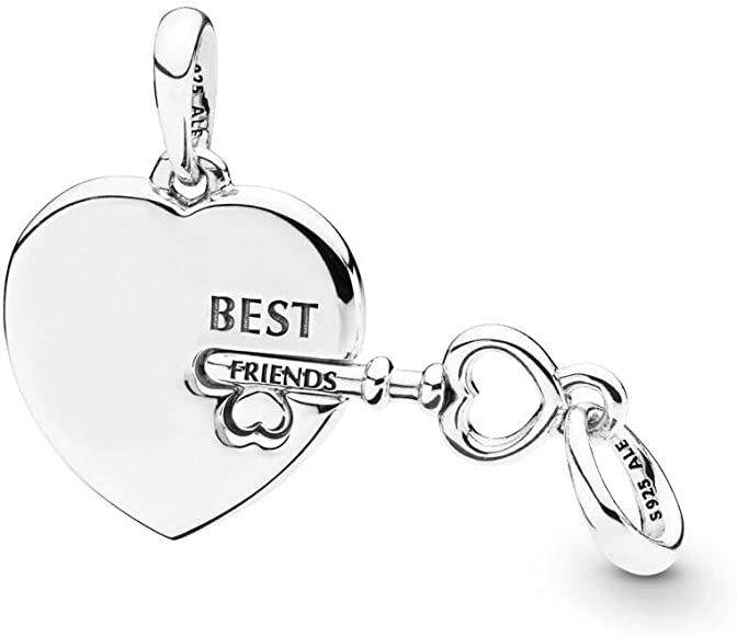 Charm Melhores Amigos Coração e Chave