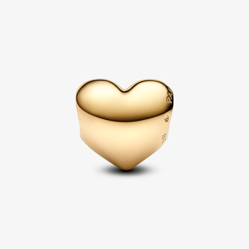 Berloque Coração Dourado Separador