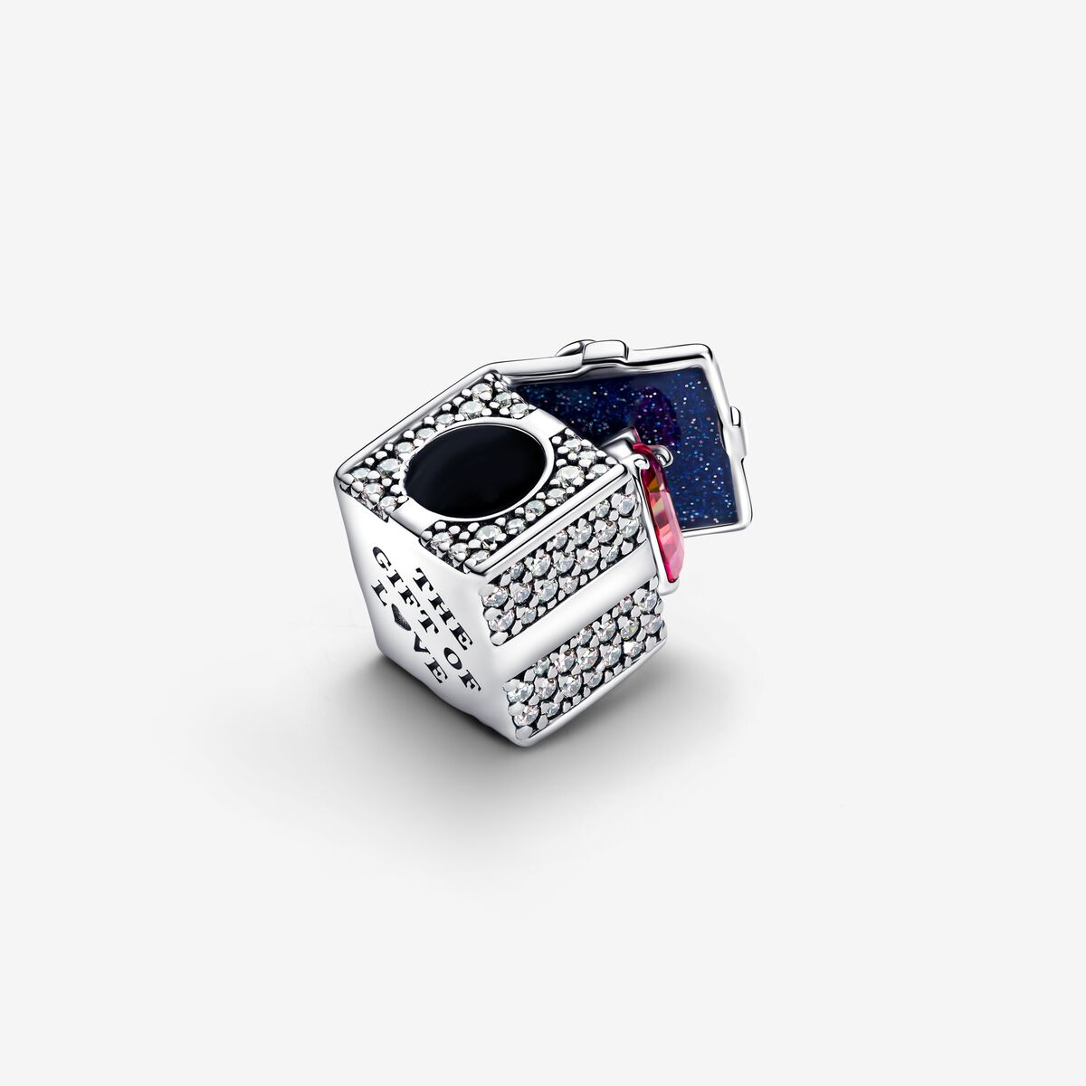Charm de Caixa de Presente Cintilante