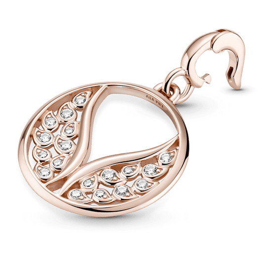 Mini Charm Medalhão Asas Ardentes