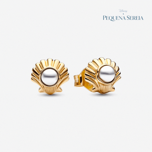 Brincos A Pequena Sereia Concha