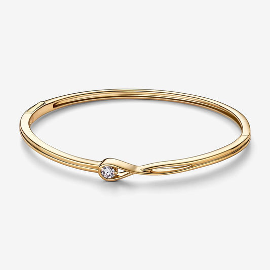 Pulseira Rígida com Brilhante