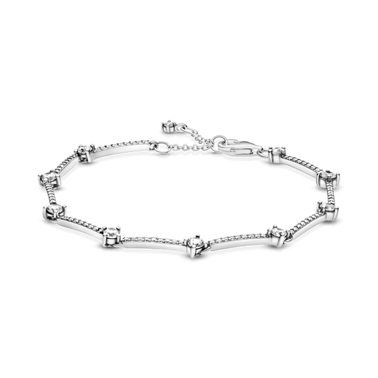 Pulseira com Barra Brilhante