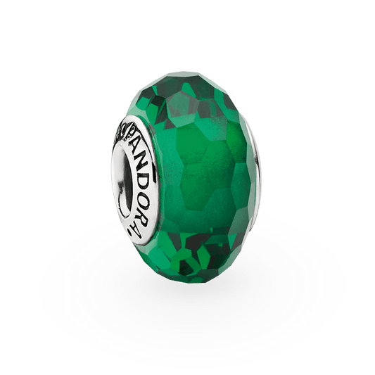 Charm Murano Verde e Amarelo