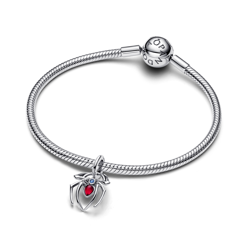 Charm Prata Pendente Marvel Homem Aranha