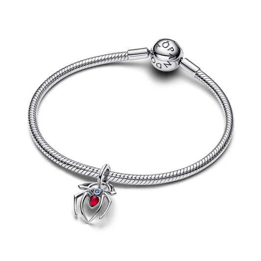 Charm Prata Pendente Marvel Homem Aranha