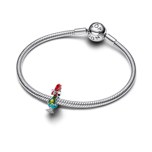 Charm Prata Disney Moana Galo Hei Hei