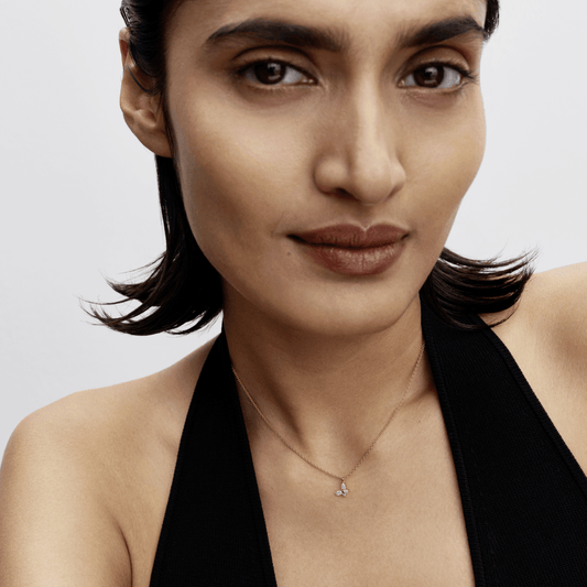 Colar Ouro Pingente Borboleta Brilhante