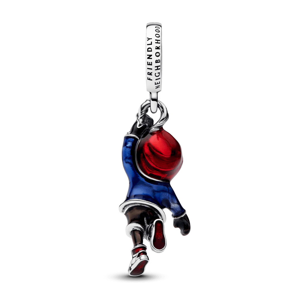 Charm Prata Marvel Homem-Aranha Miles Morales