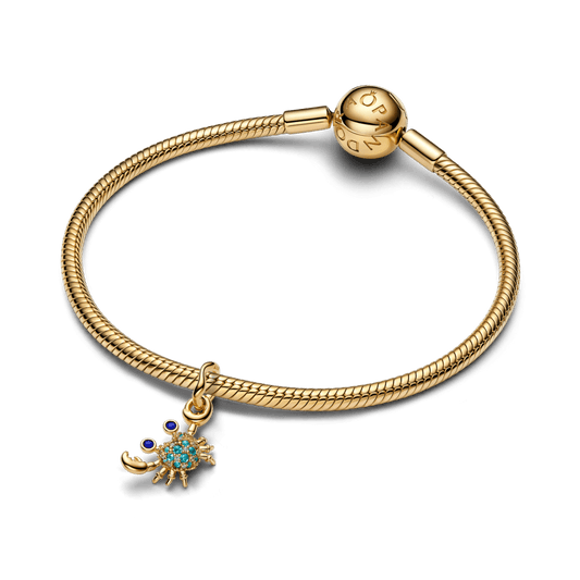 Charm Pendente Caranguejo Dourado