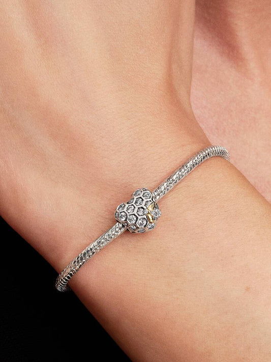 Charm Bridgerton Coração Favo de Mel