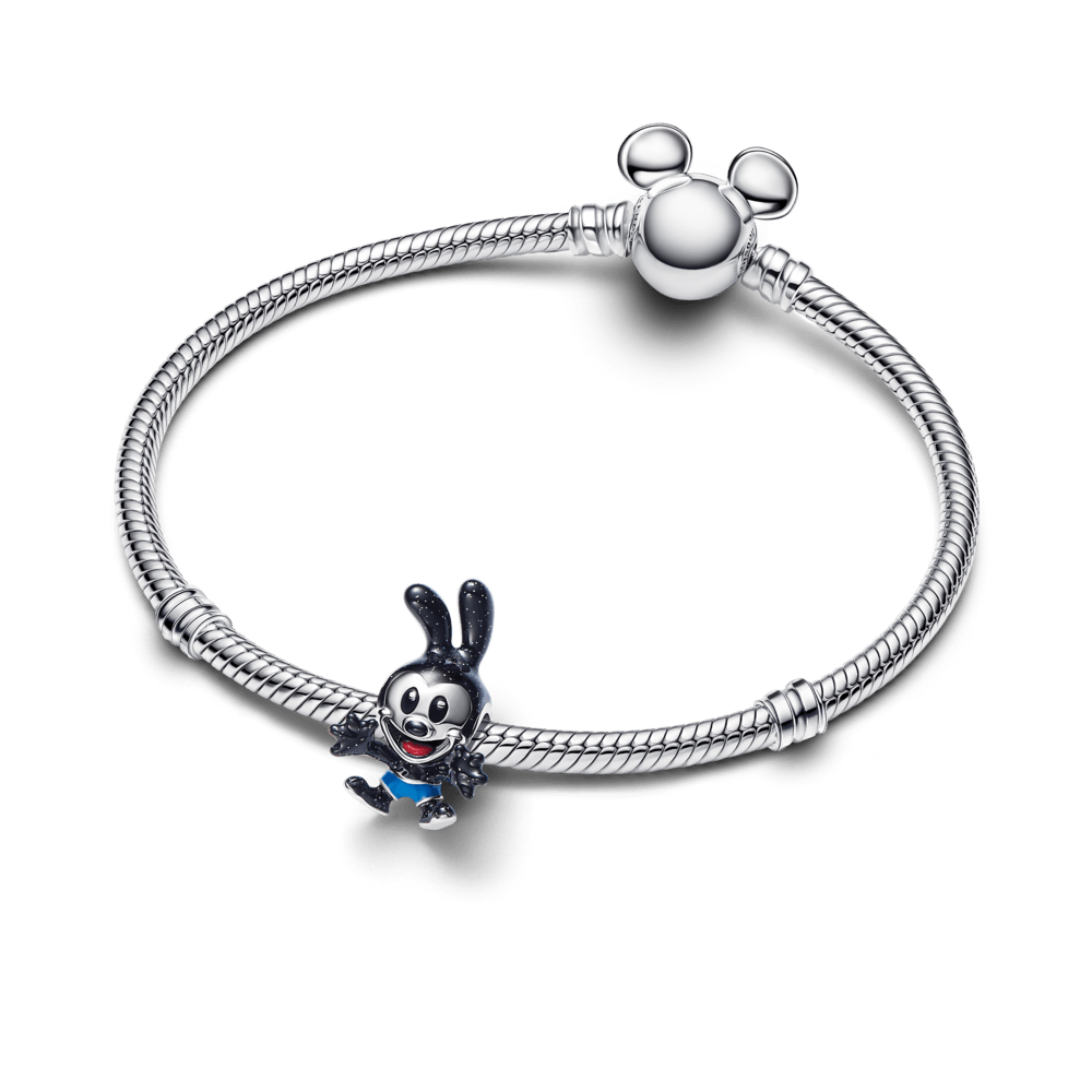 Charm Prata Disney Oswald o Coelho Sortudo