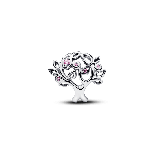Charm Prata Arvore Da Familia