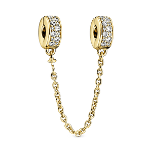 Corrente de Segurança com Brilhantes