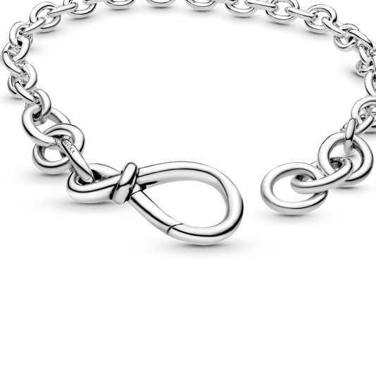 Pulseira Fecho Infinito Assimetrico