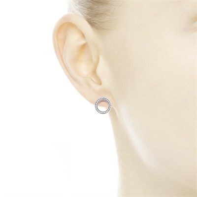 Brinco Circulo Brilhante