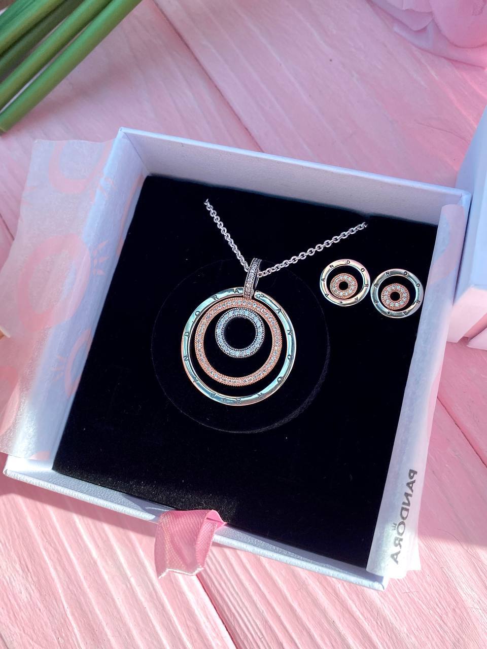 Colar Signature Circulo Em Dois Tons