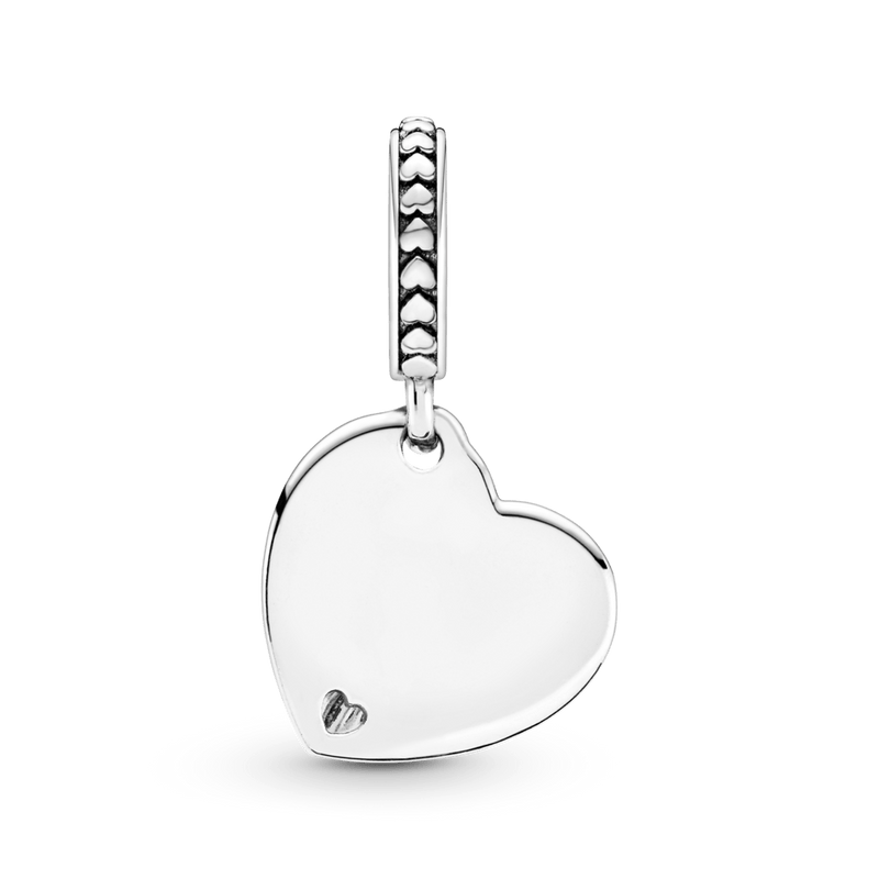 Charm Medalhão de Coração Aberto