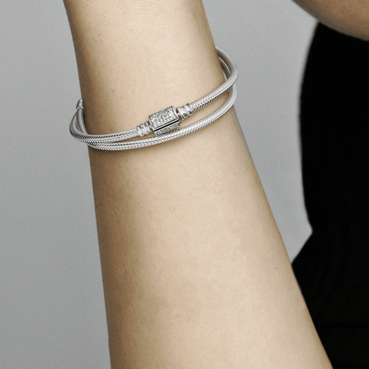 Pulseira Colar Corrente Dupla