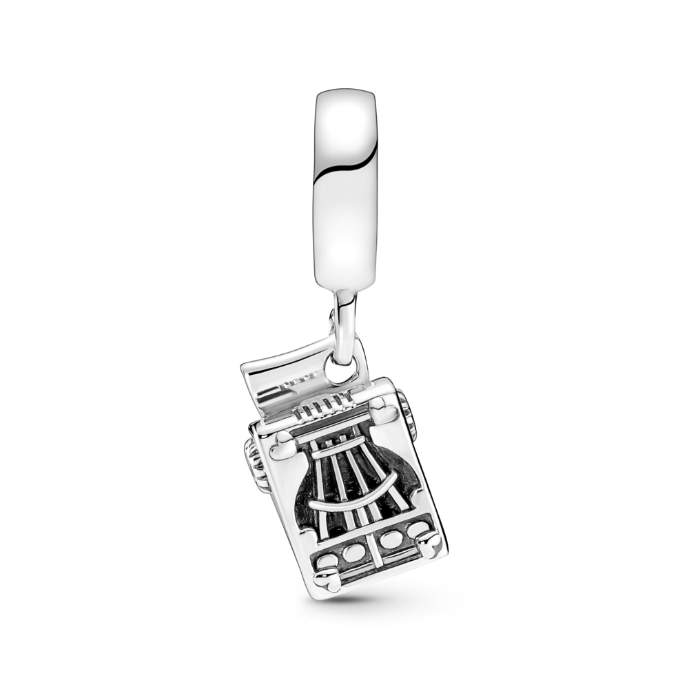 Charm Pendente Maquina De Escrever