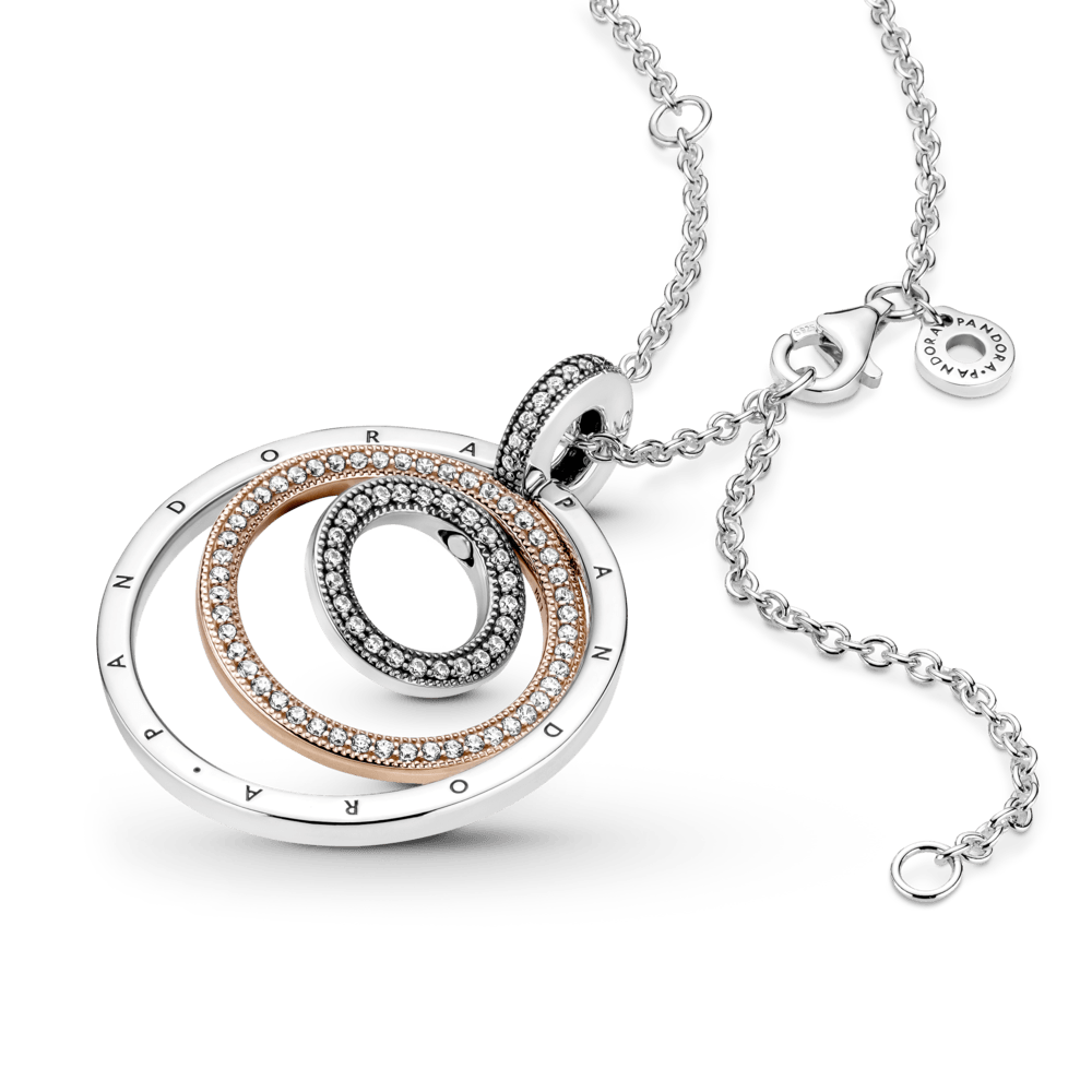 Colar Signature Circulo Em Dois Tons