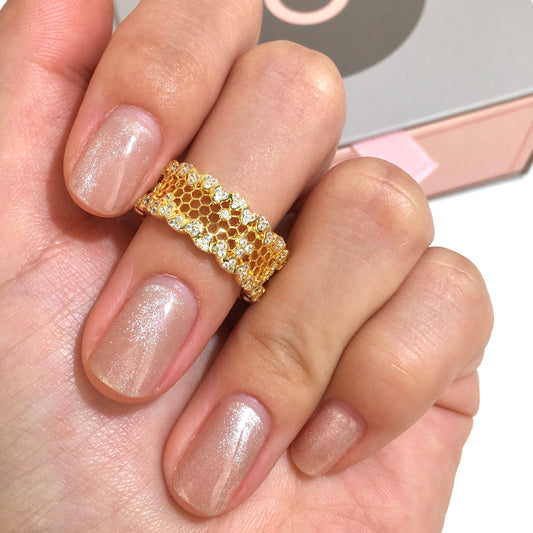 Anel Favo de Mel Outlet