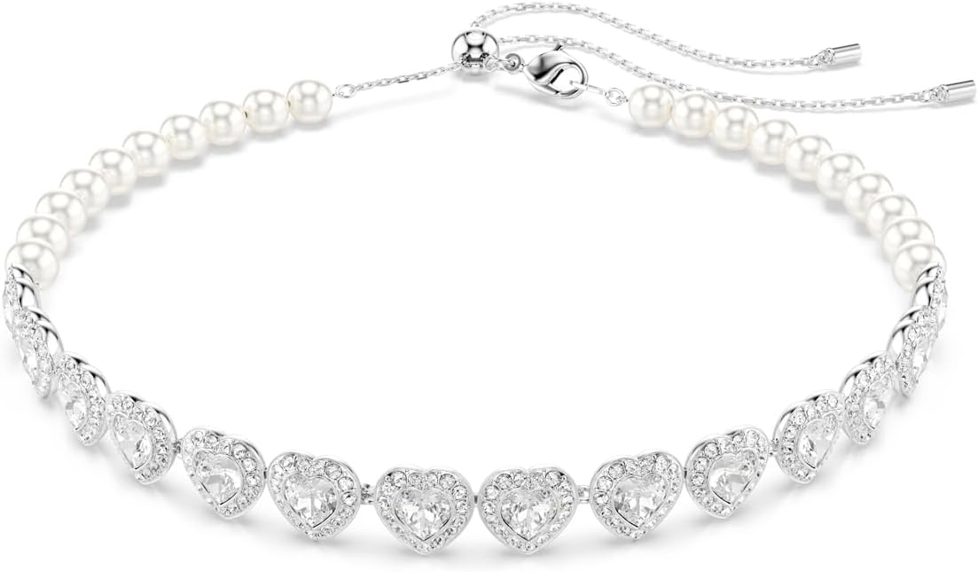 Colar Swarovski Ariana Grande Corações Cravejados
