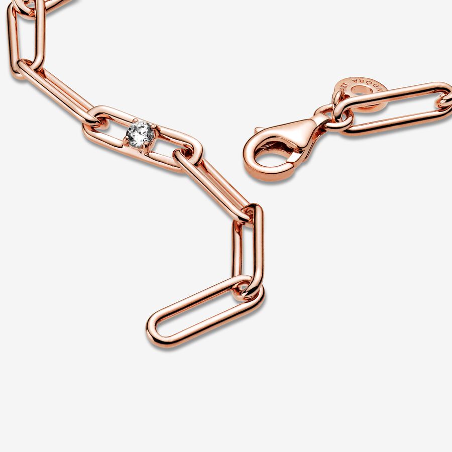 Pulseira Corrente de elos e pedras