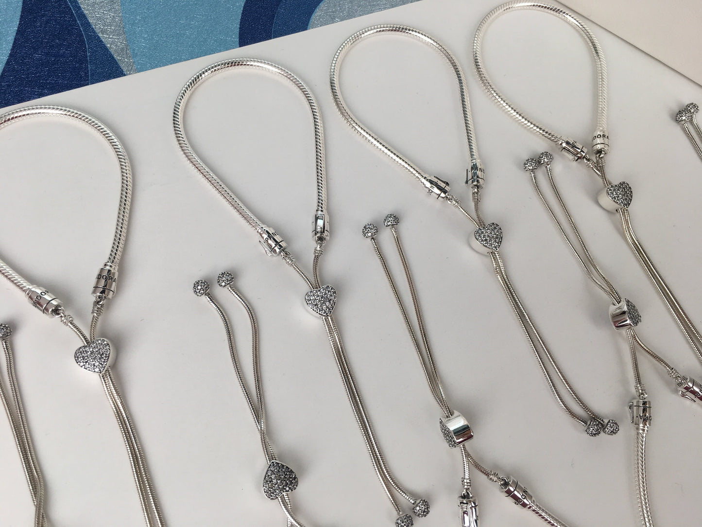 Pulseira Prata Ajustável Deslizante