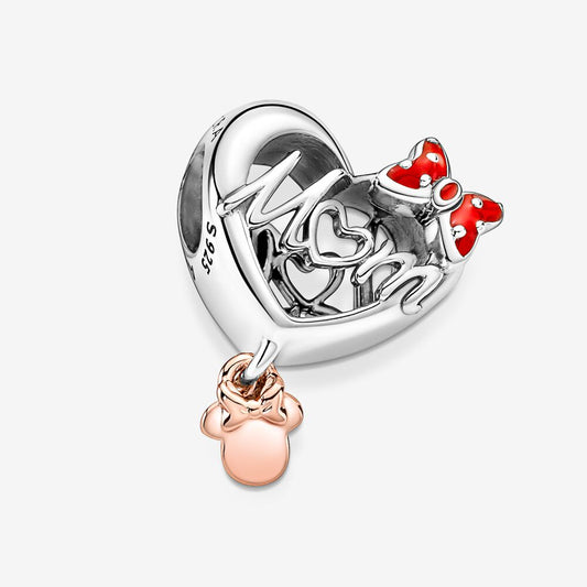 Charm Coração de Mãe Minnie