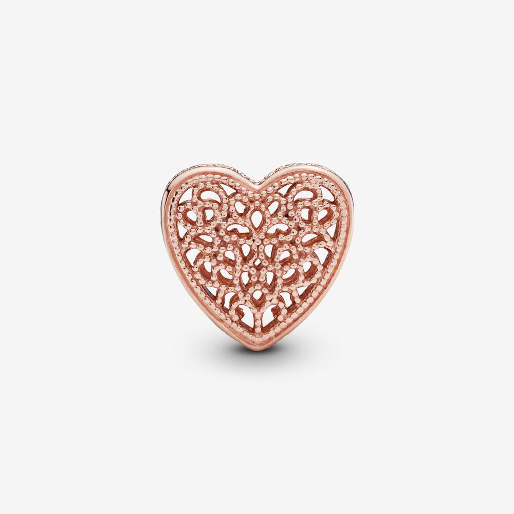 Charm Coração Rosé