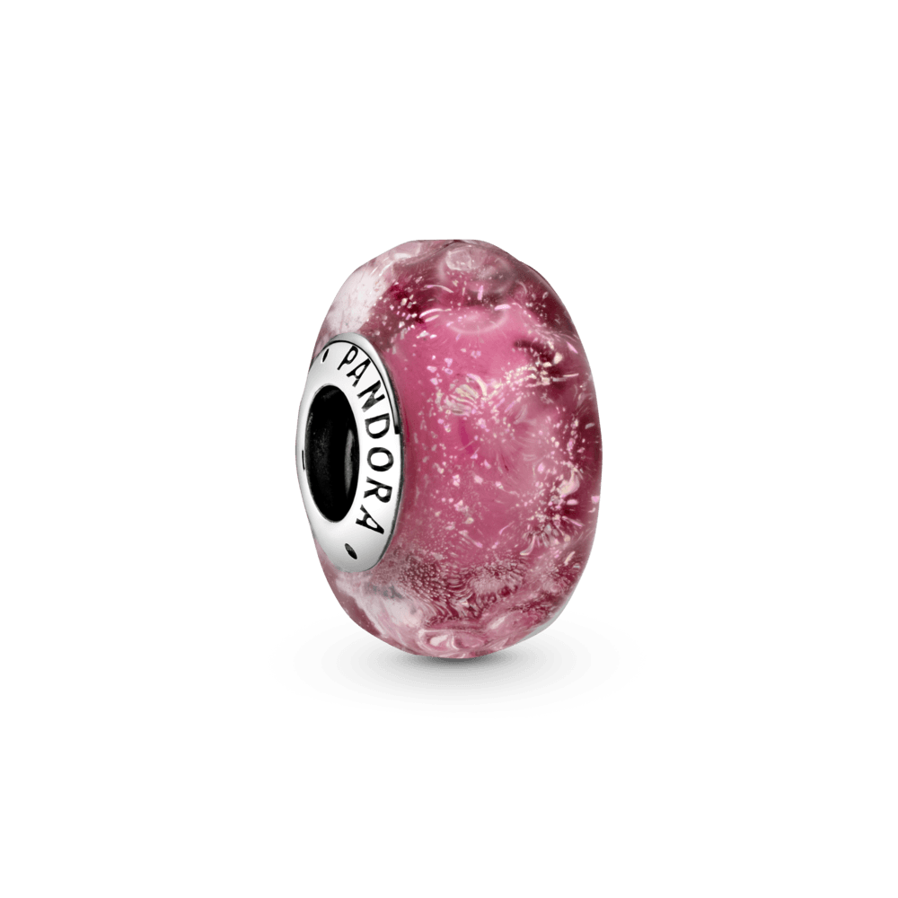 Charm Murano Ondas - Pink