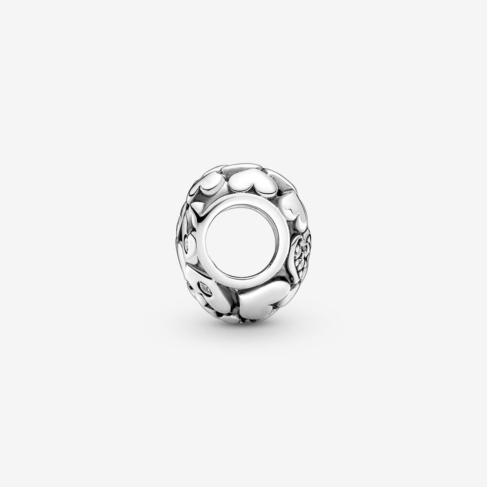 Charm Coração a Céu Aberto Cintilante